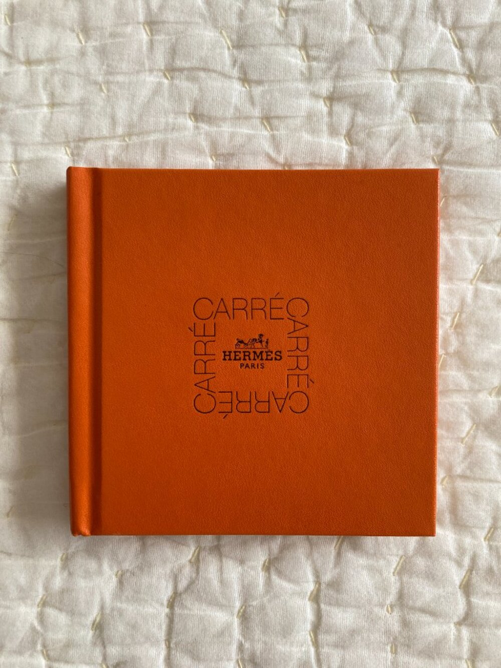 Vintage NEW Hermes Le Carre Scarf Knotting Book 1998 Hard Cover Edition